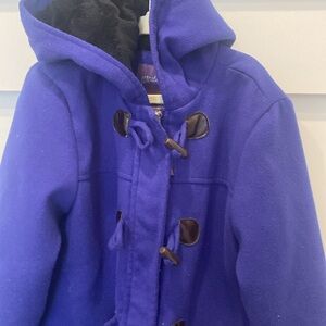Weatherproof, Small  girls, coat, full zipper & toggle, front closure, purple